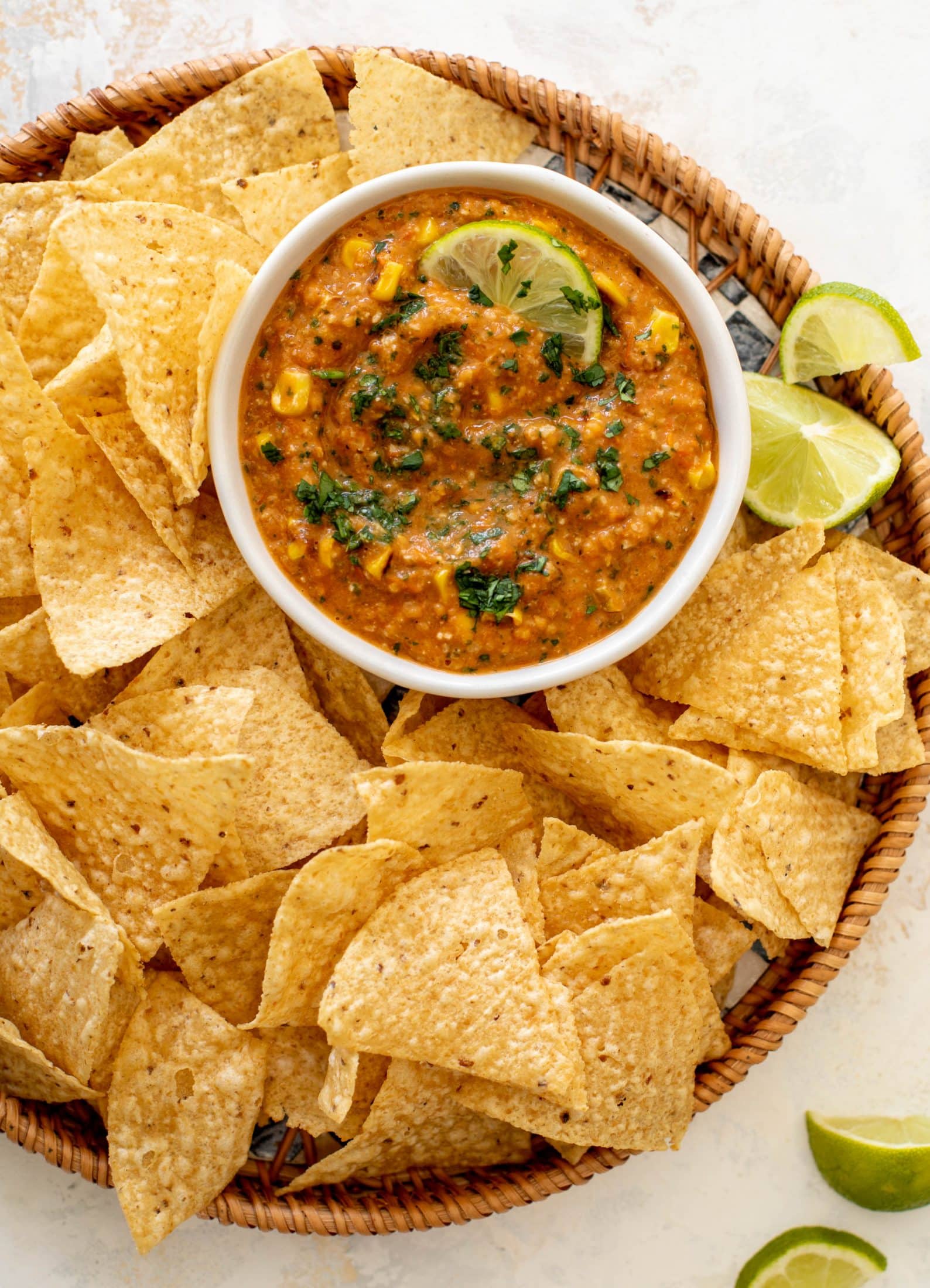 roasted tomato corn salsa