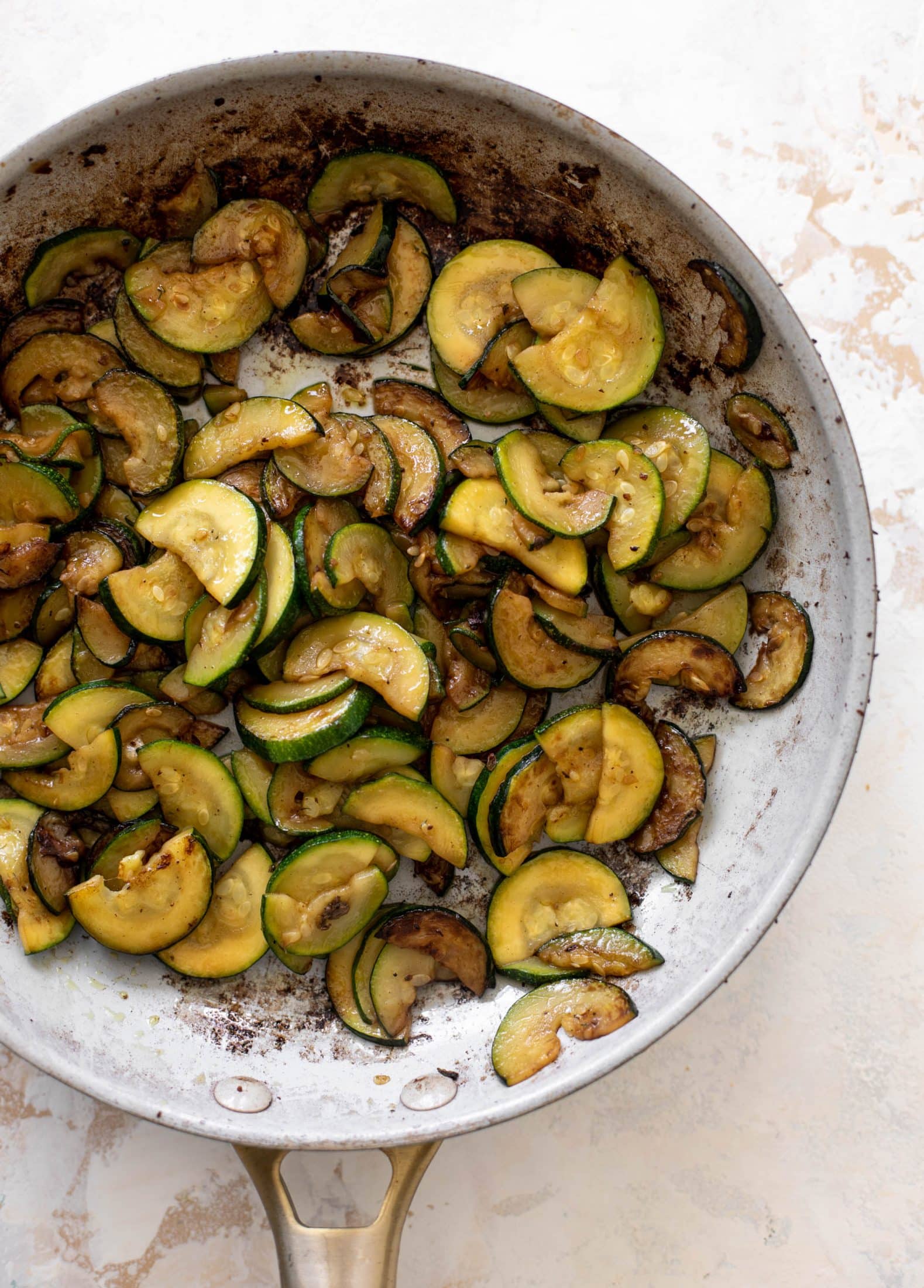 sesame beef zucchini stir fry