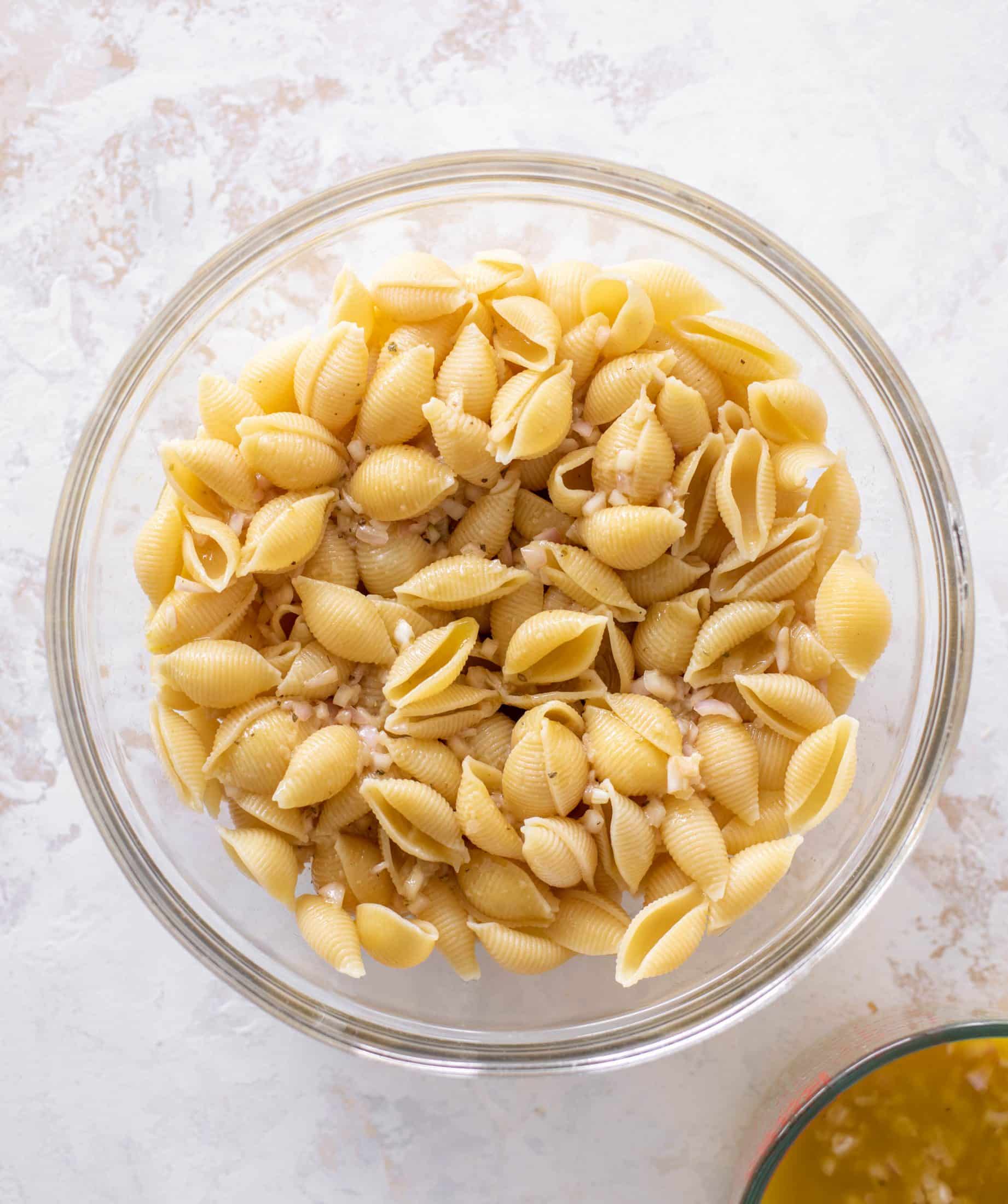 lunchtime tuna cheddar pasta salad