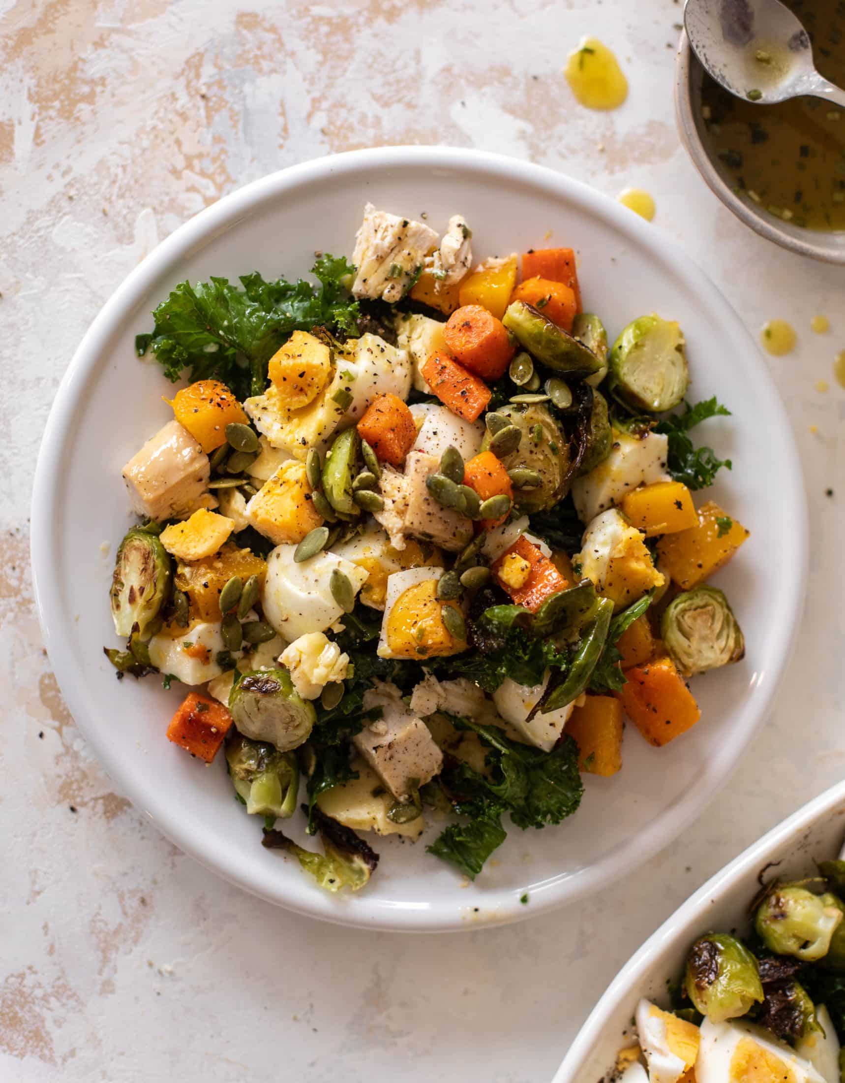 autumn fall cobb salad