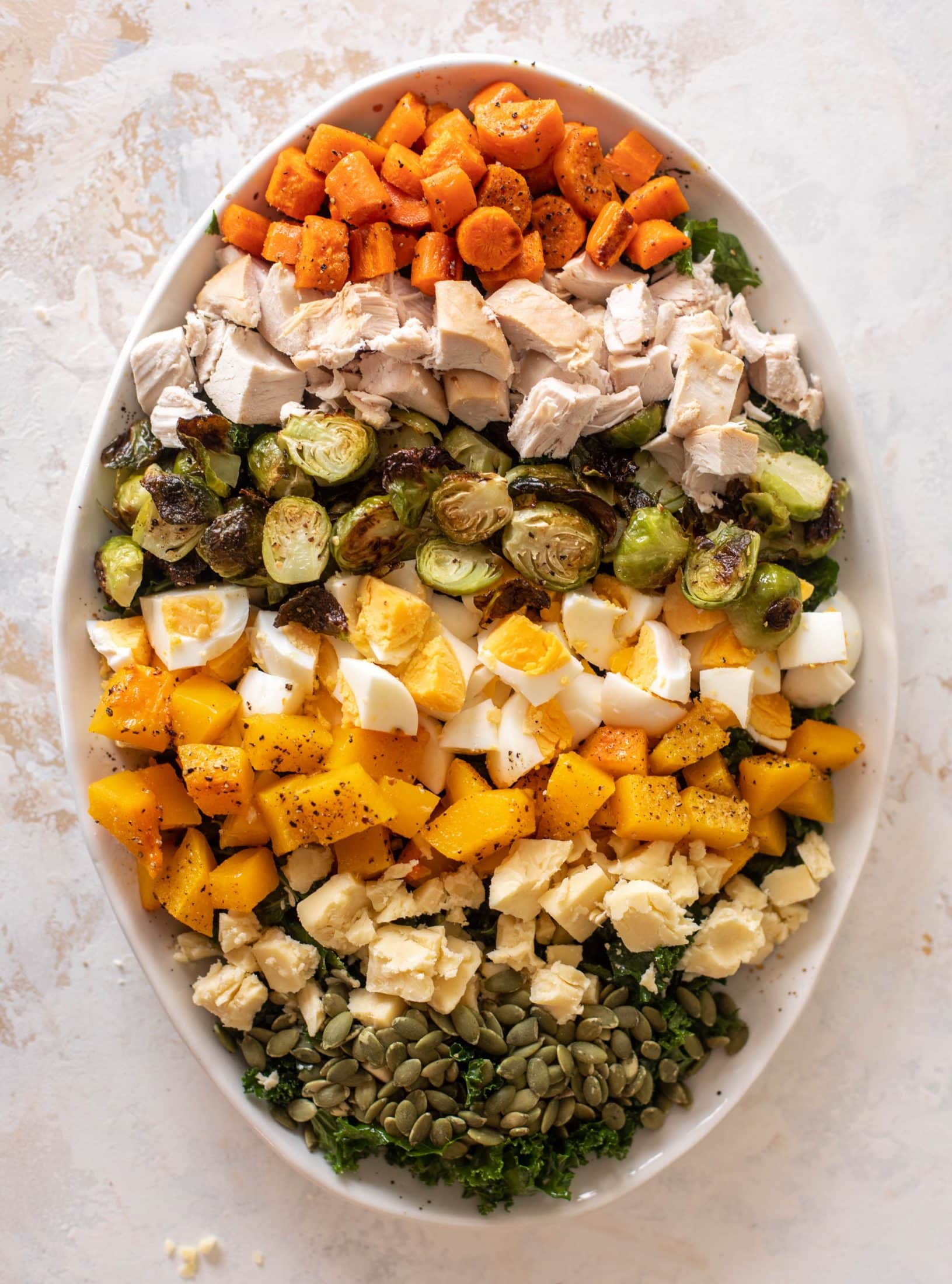 autumn fall cobb salad