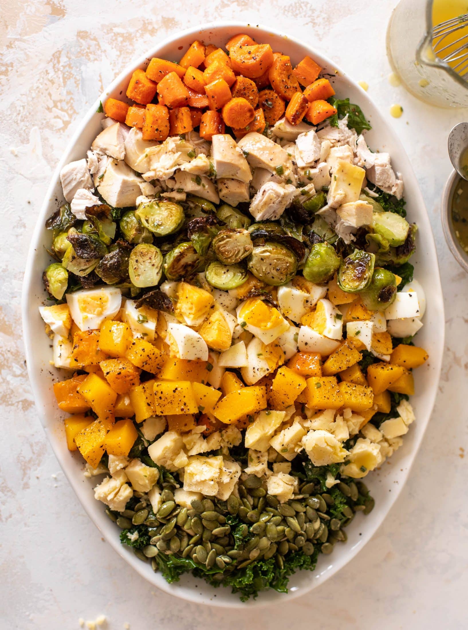 autumn fall cobb salad