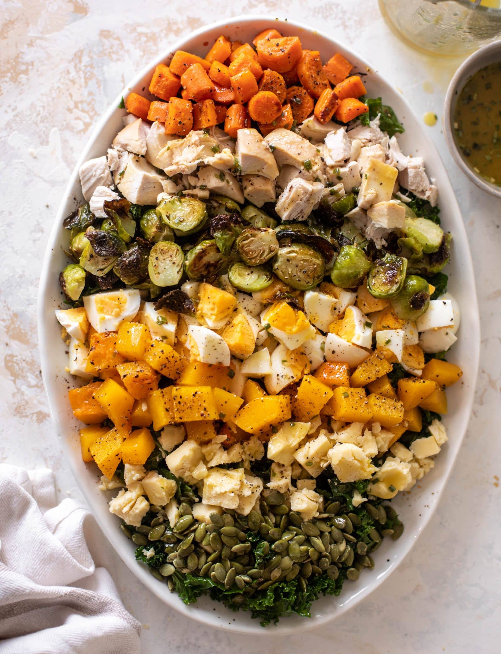 autumn fall cobb salad
