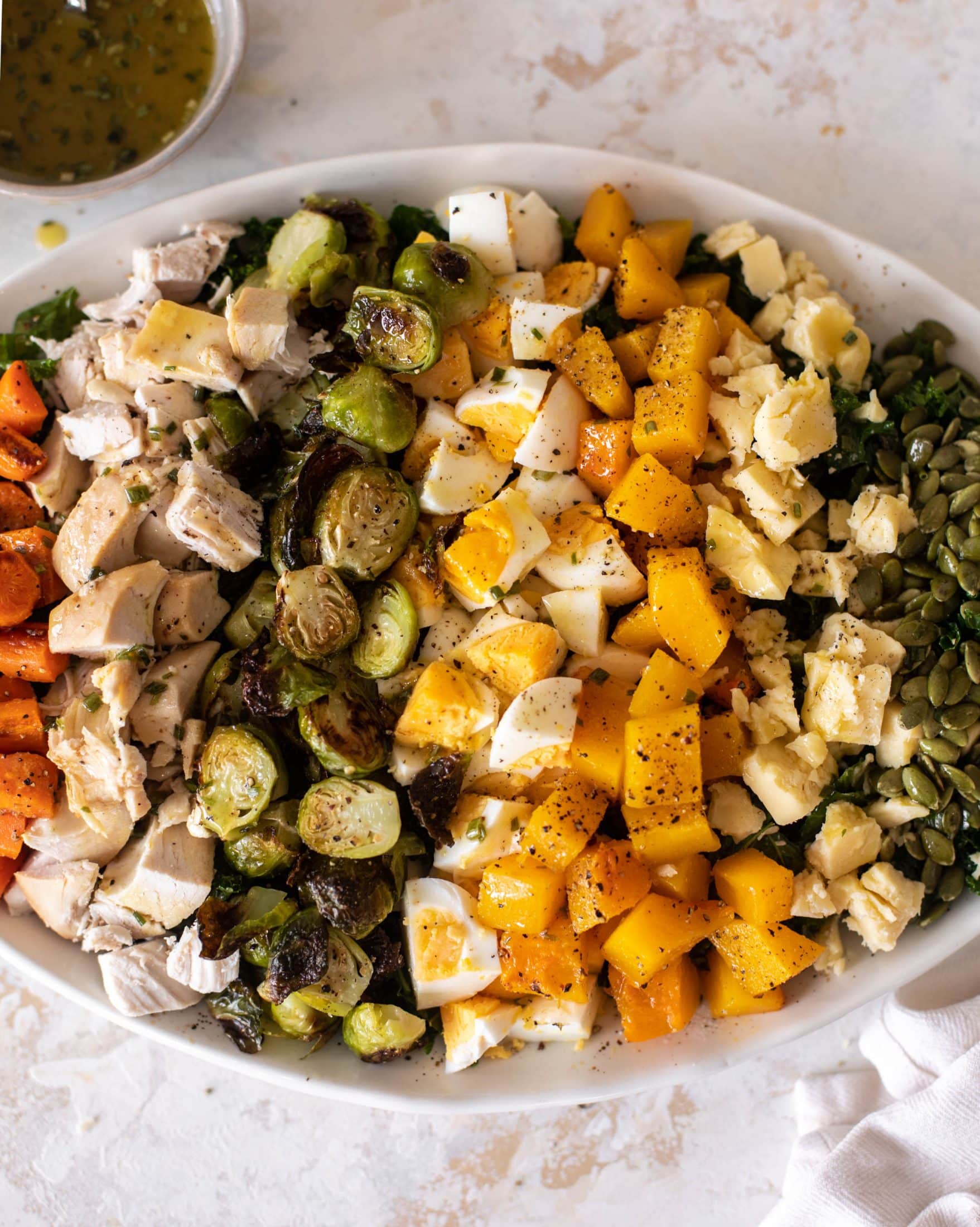 autumn fall cobb salad