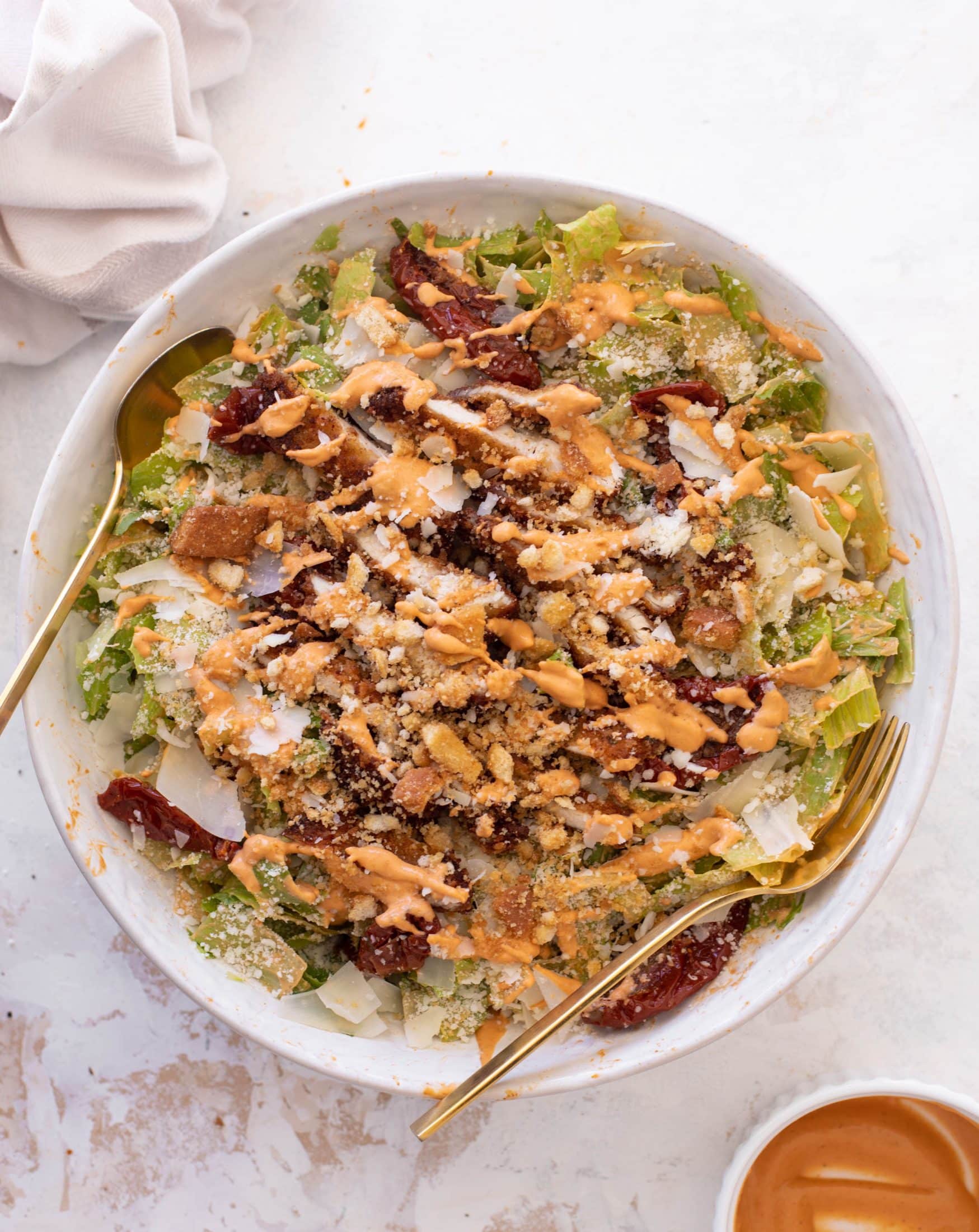 sun dried tomato caesar salad