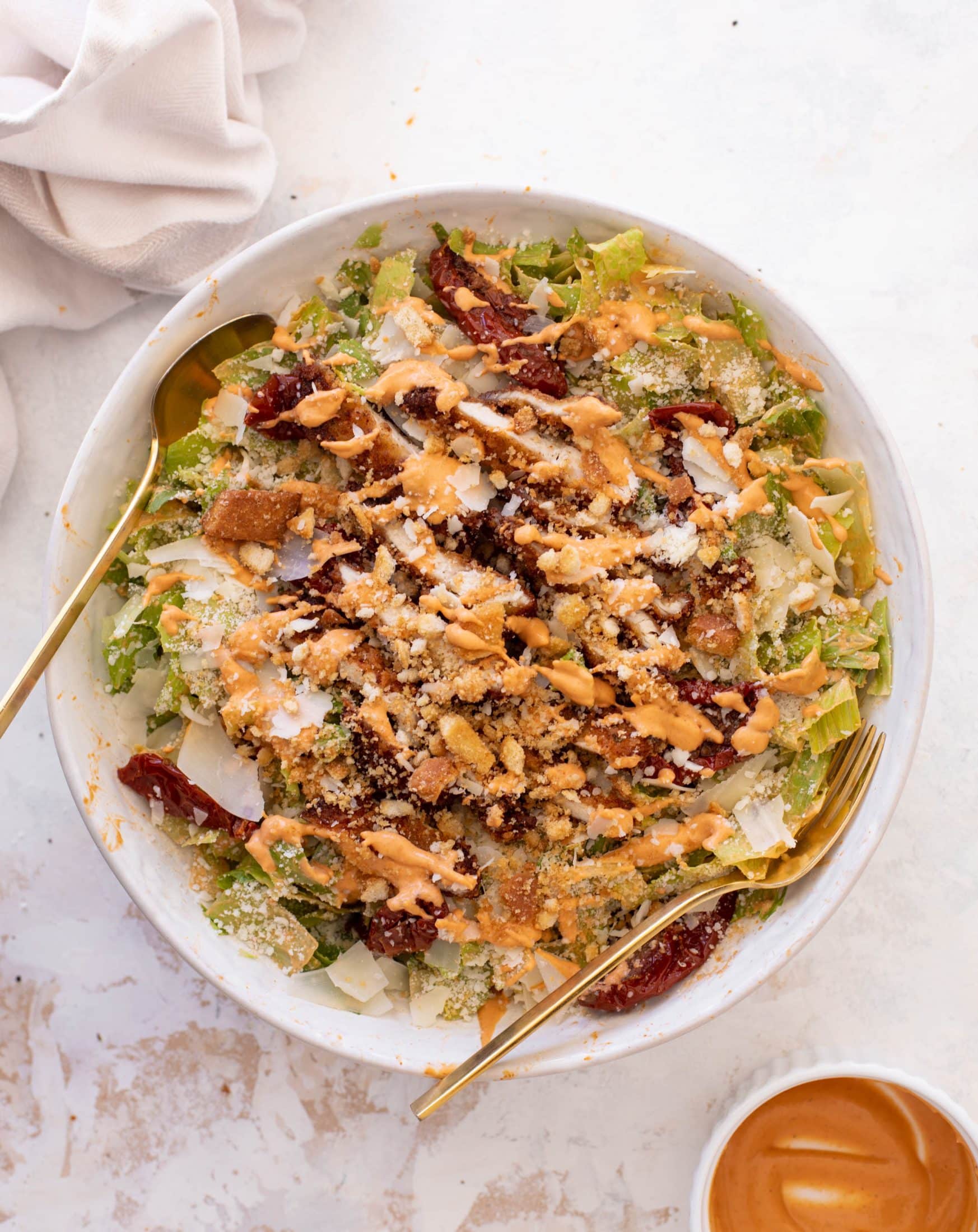 sun dried tomato caesar salad