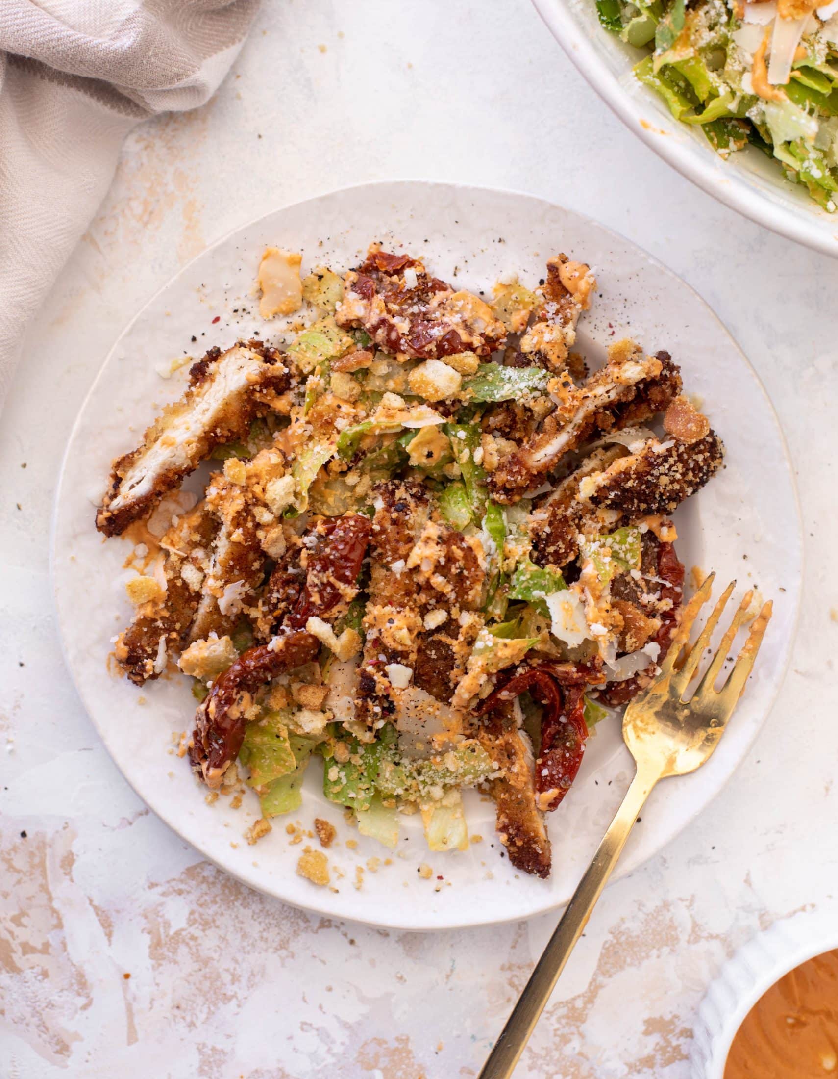 sun dried tomato caesar salad