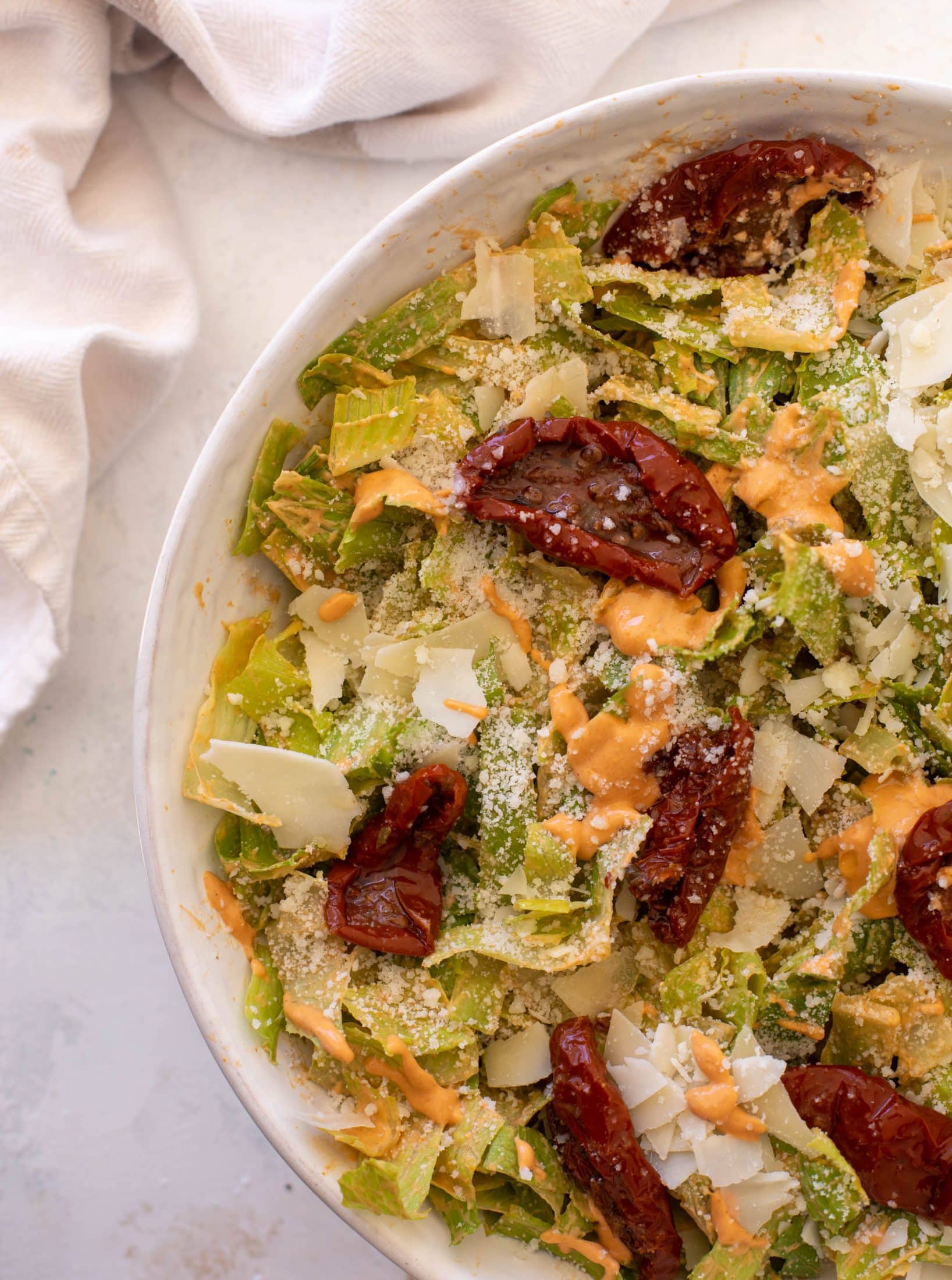 sun dried tomato caesar salad