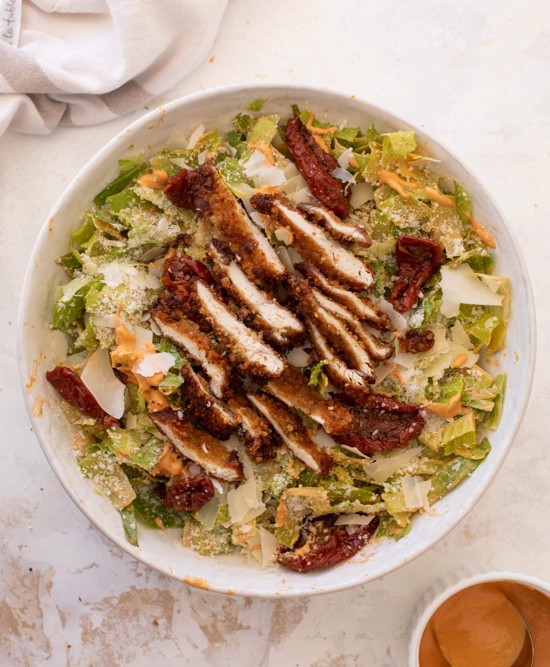 sun dried tomato caesar salad
