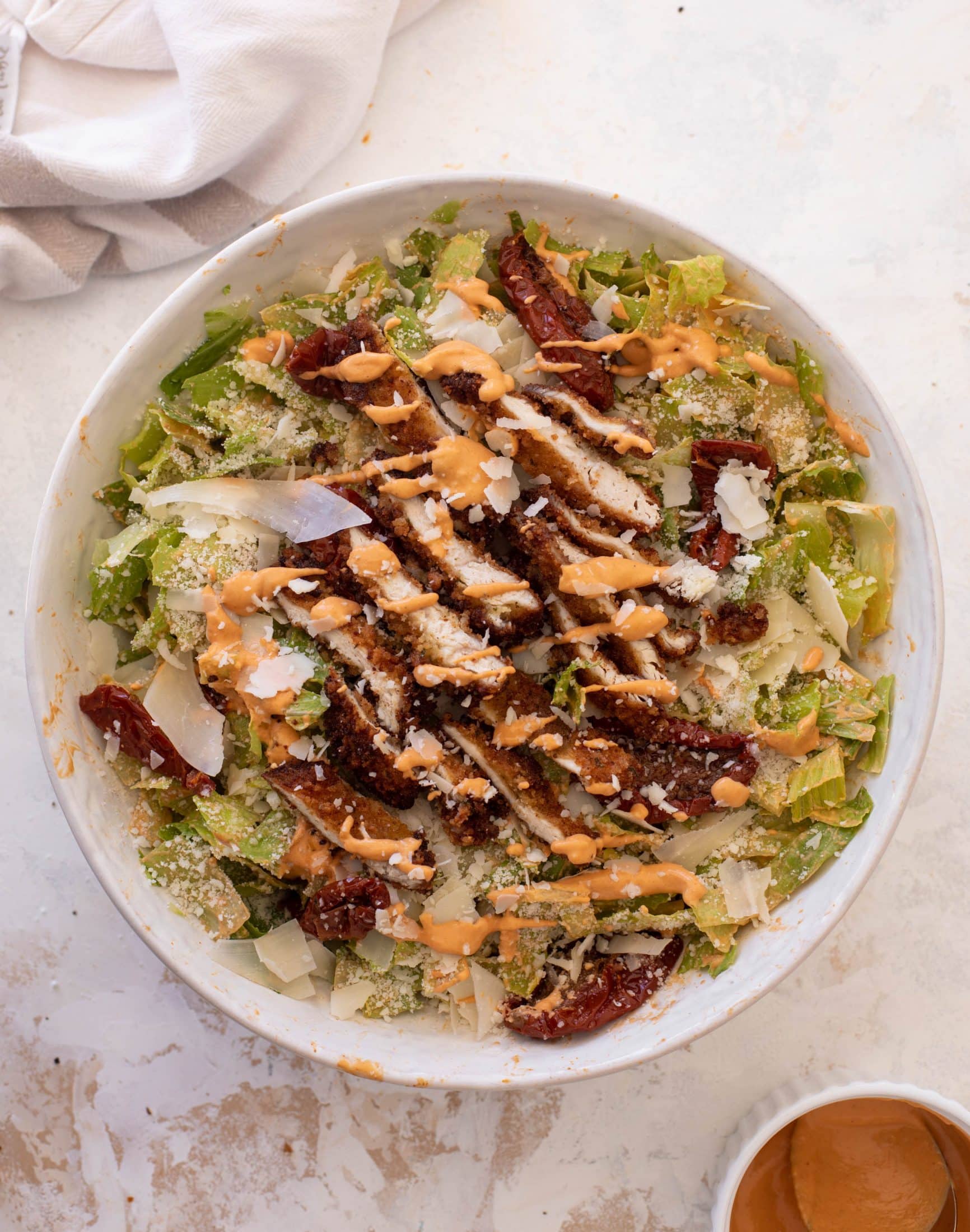 sun dried tomato caesar salad