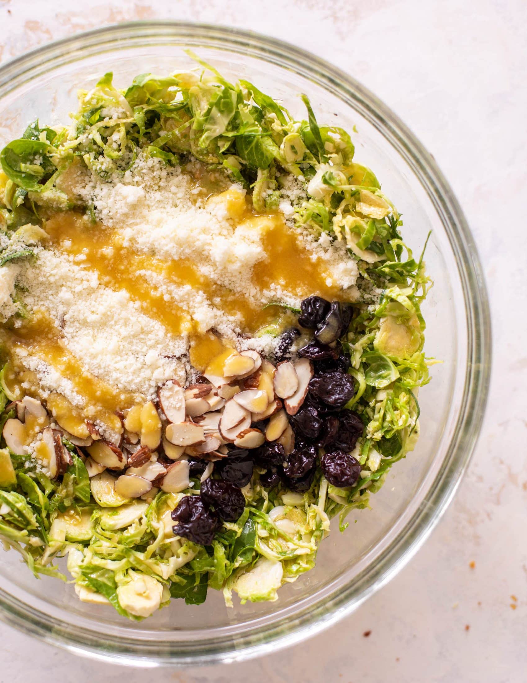 crispy chicken with brussels sprouts slaw
