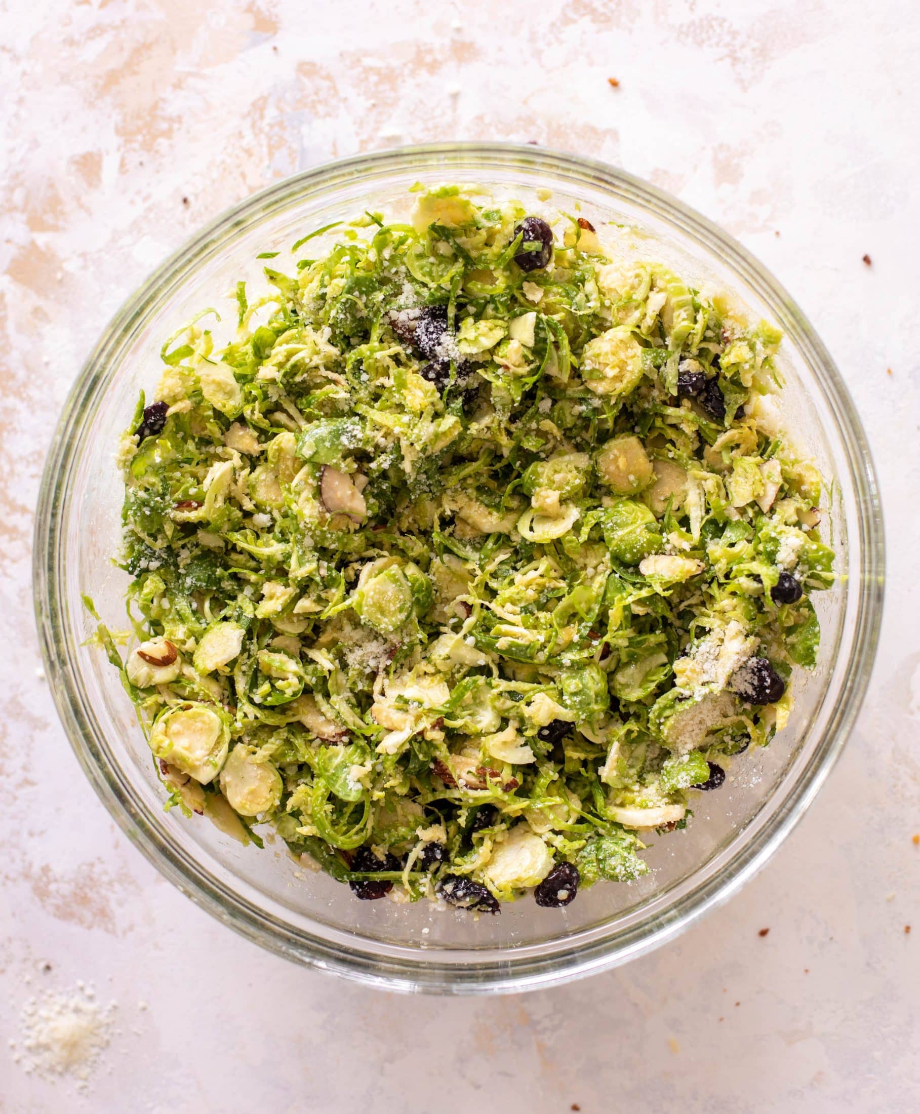 crispy chicken with brussels sprouts slaw
