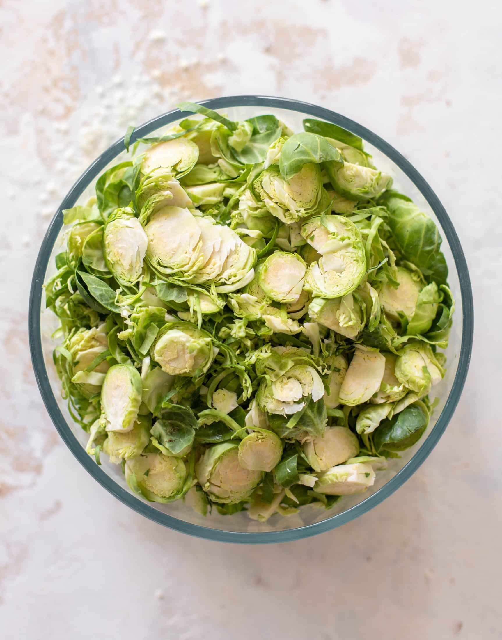 crispy chicken with brussels sprouts slaw