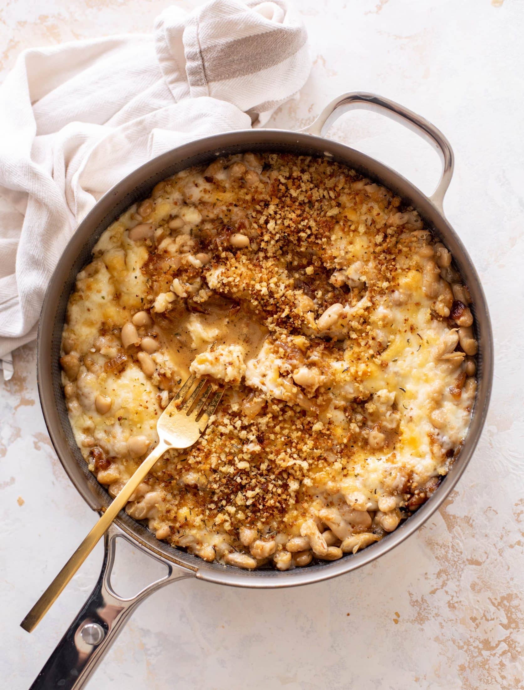 french onion white beans