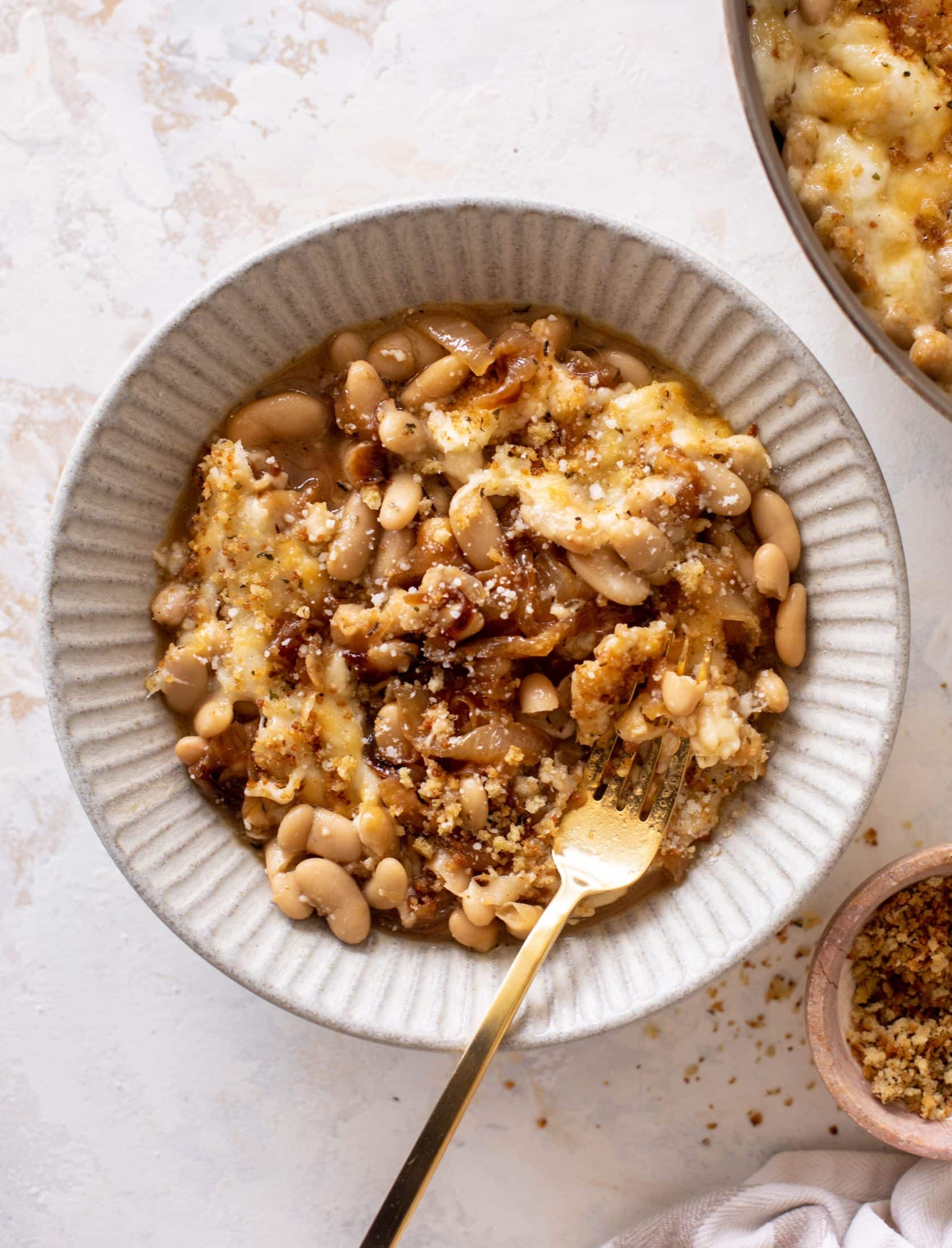 french onion white beans