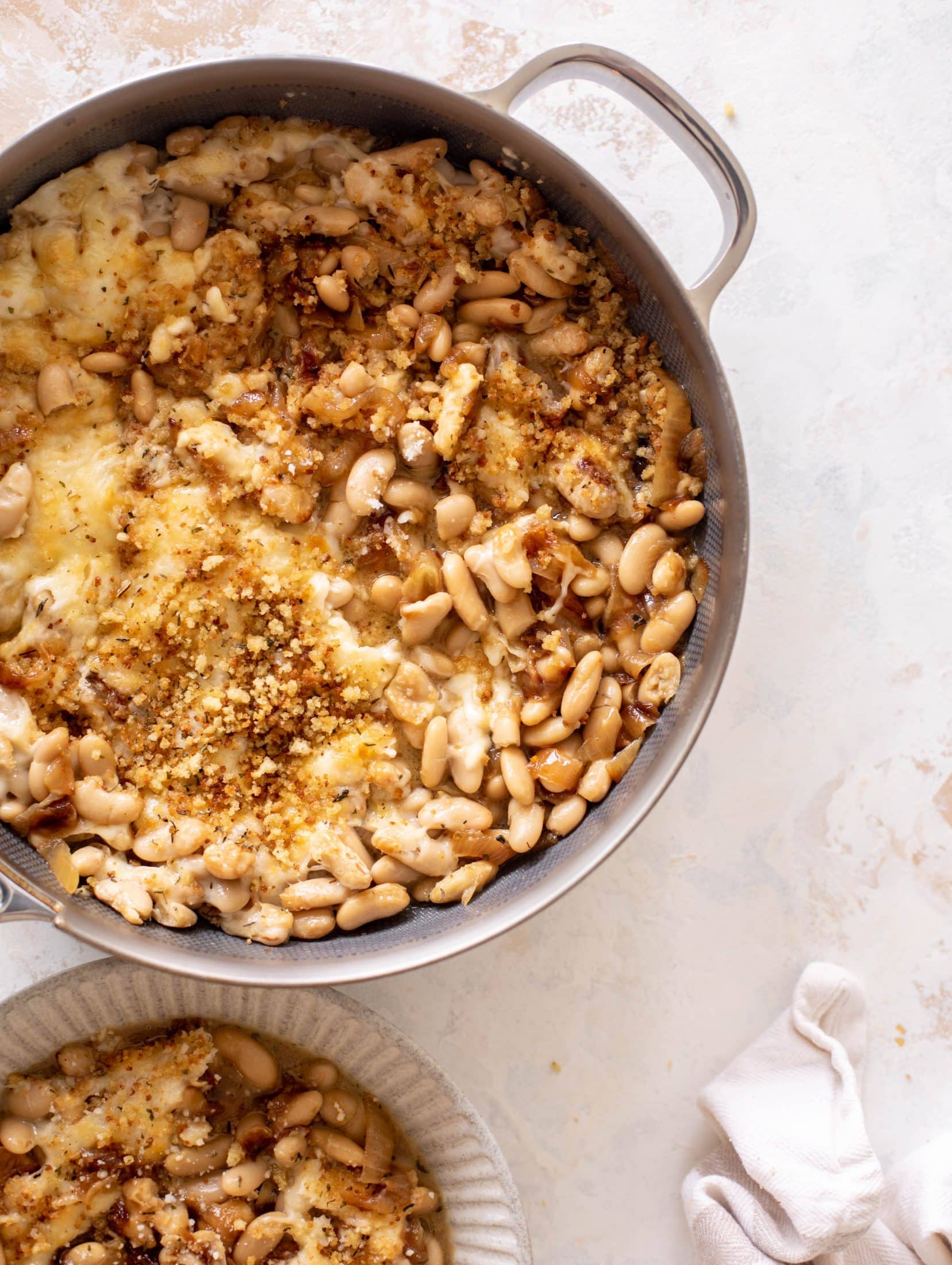 french onion white beans
