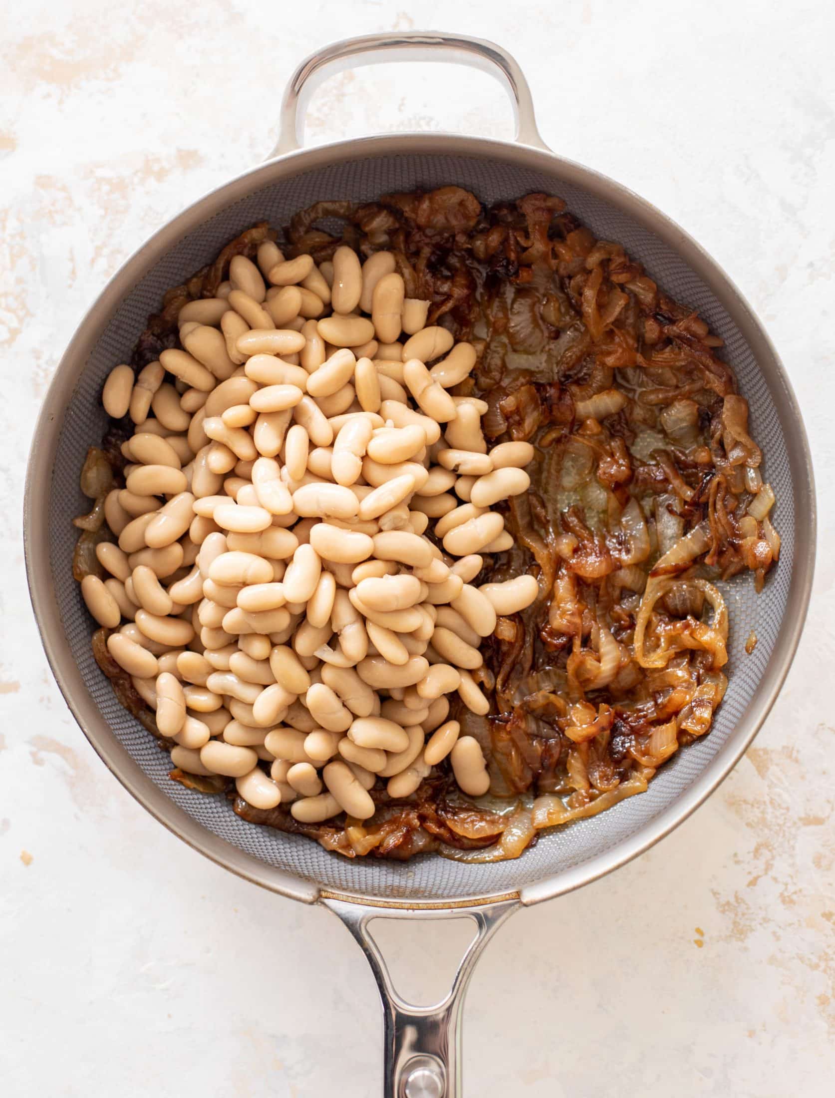 french onion white beans