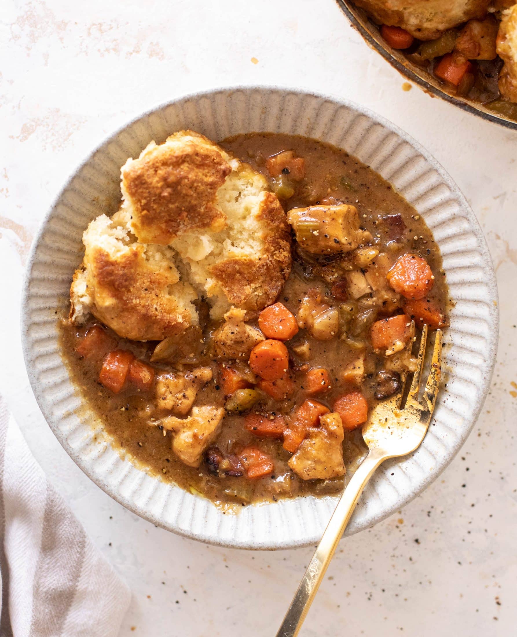 maple dijon chicken cobbler