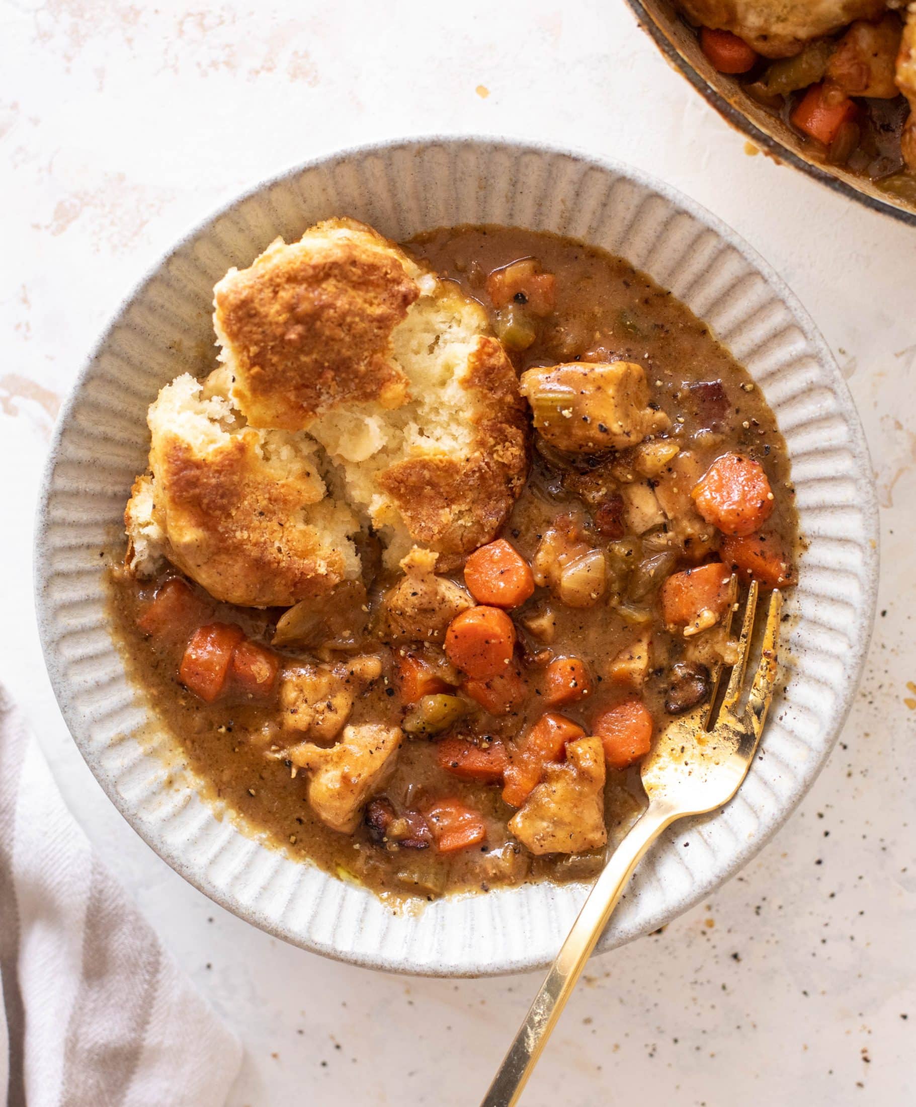 maple dijon chicken cobbler