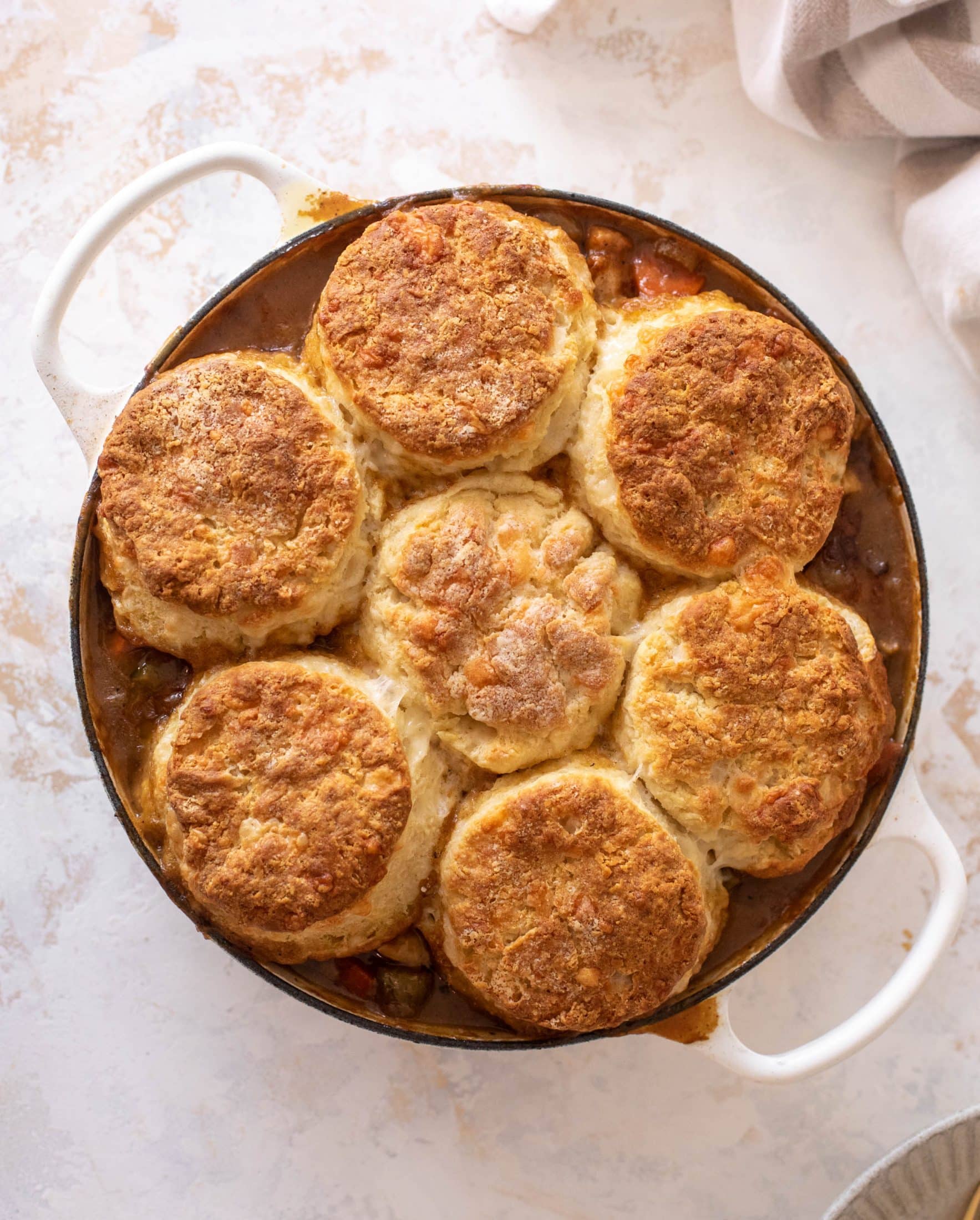 maple dijon chicken cobbler