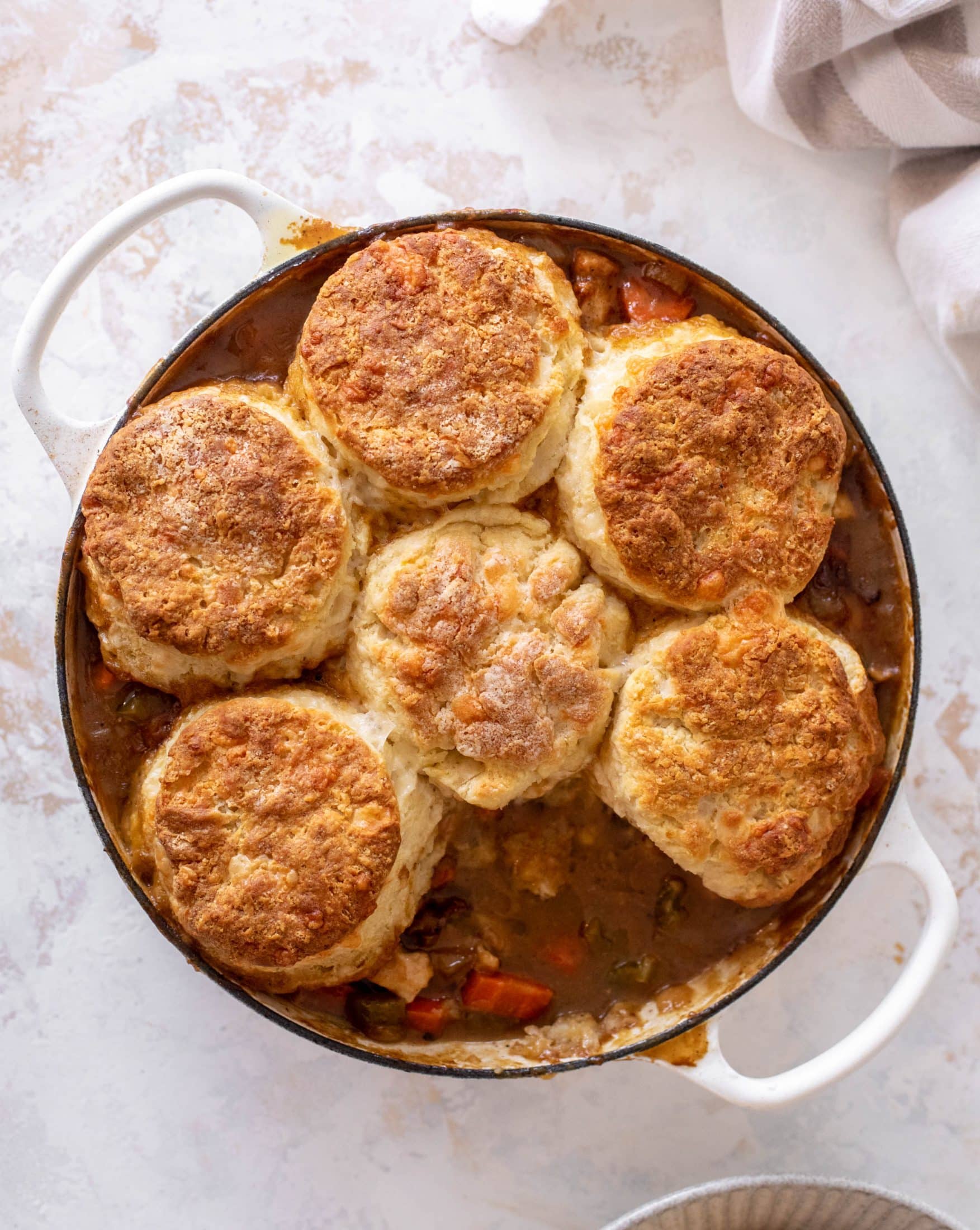 maple dijon chicken cobbler