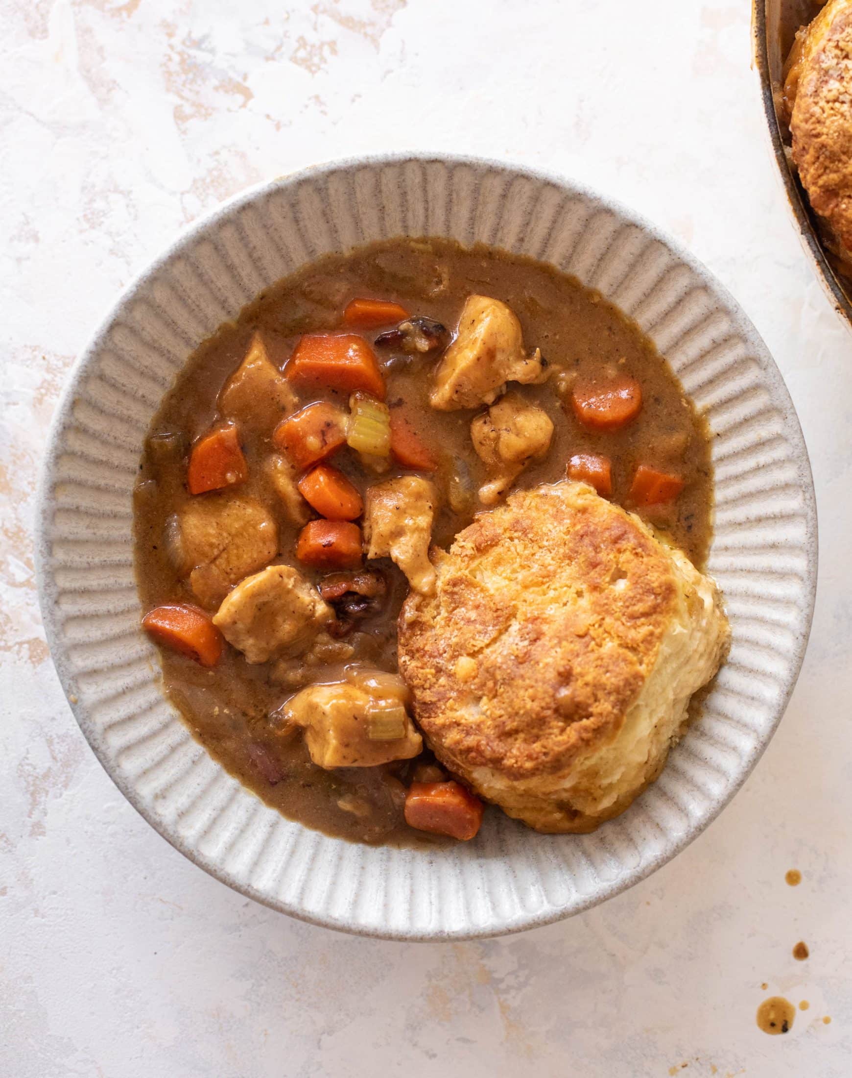 maple dijon chicken cobbler