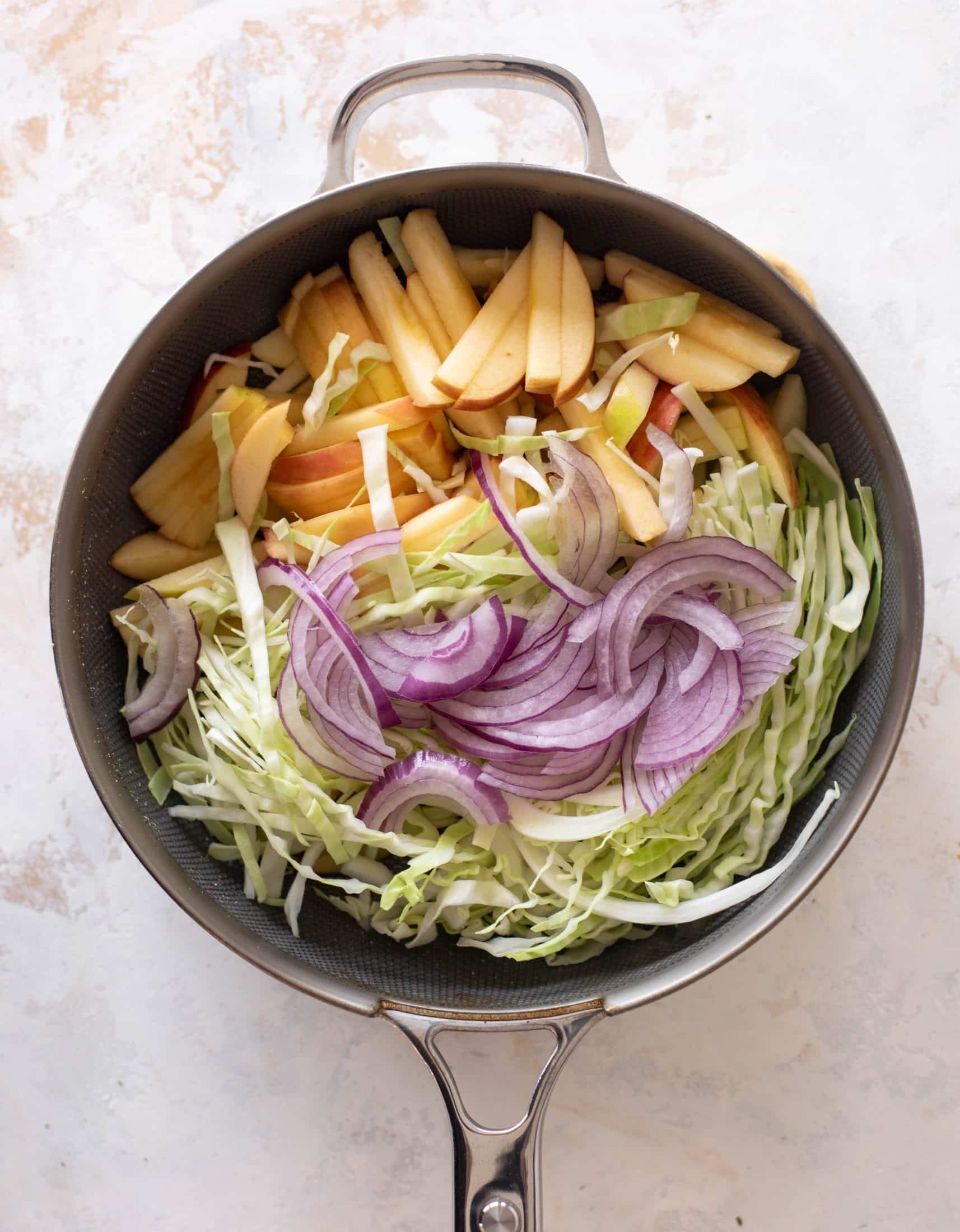 sticky pork tenderloin with warm apple slaw