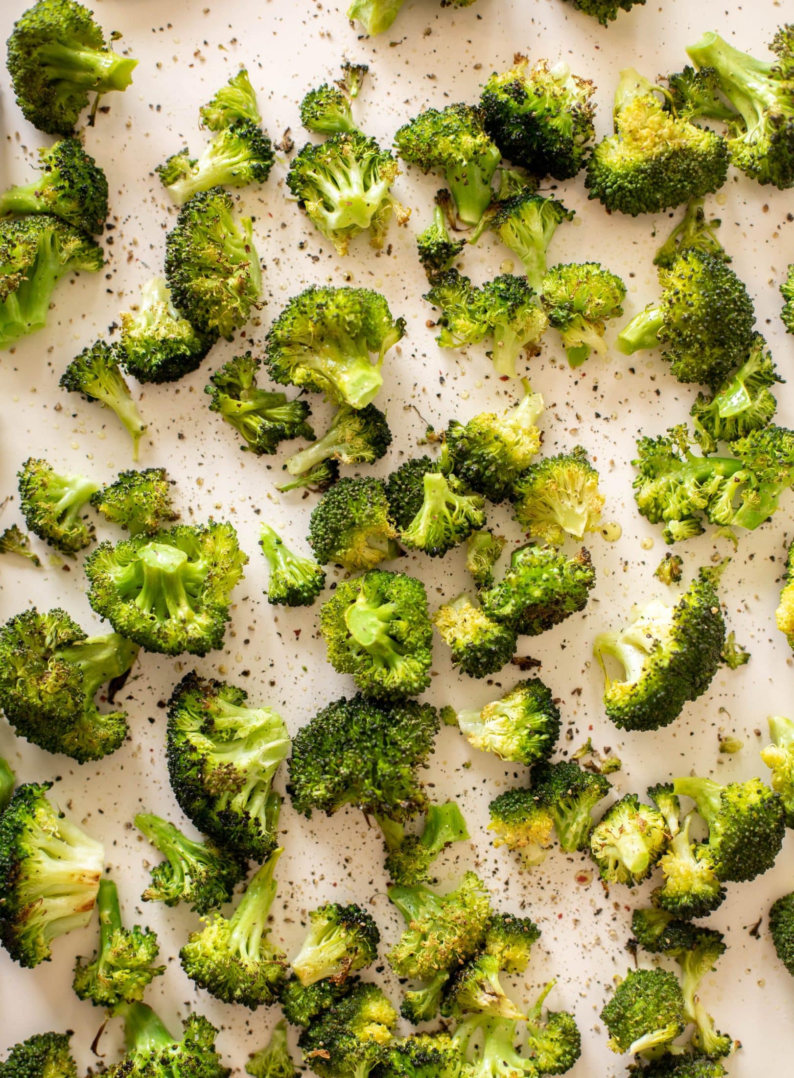 roasted broccoli with cheddar breadcrumbs