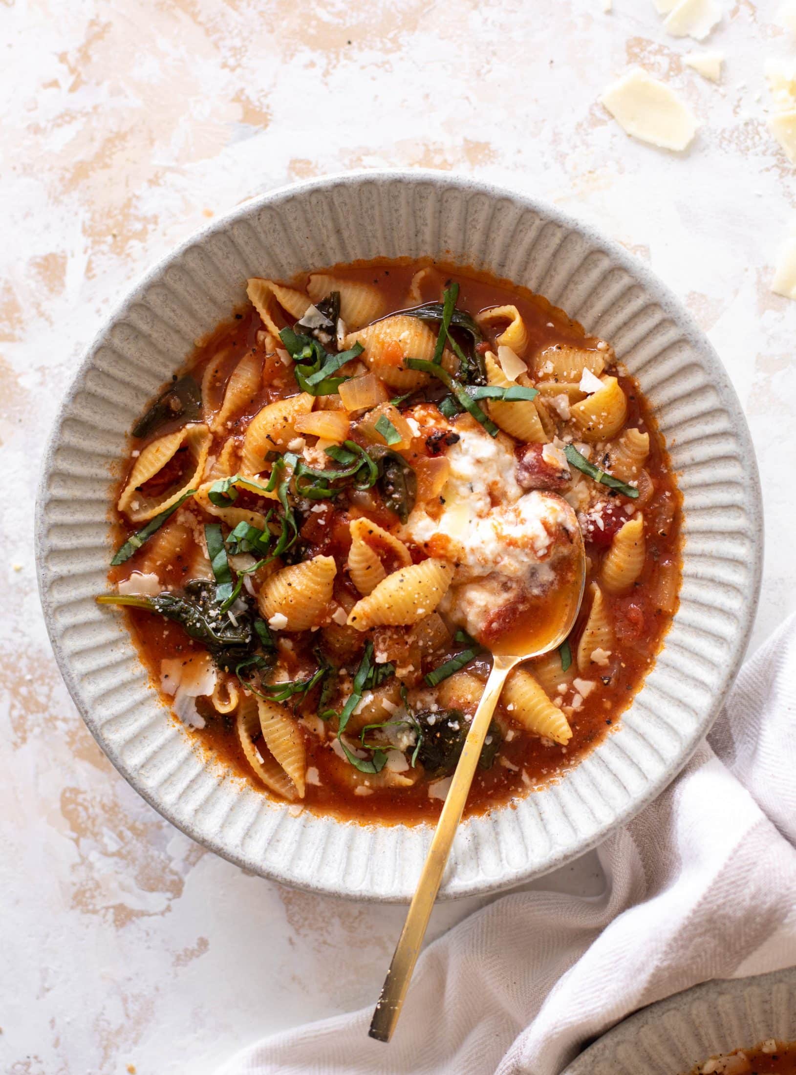 stuffed shells soup